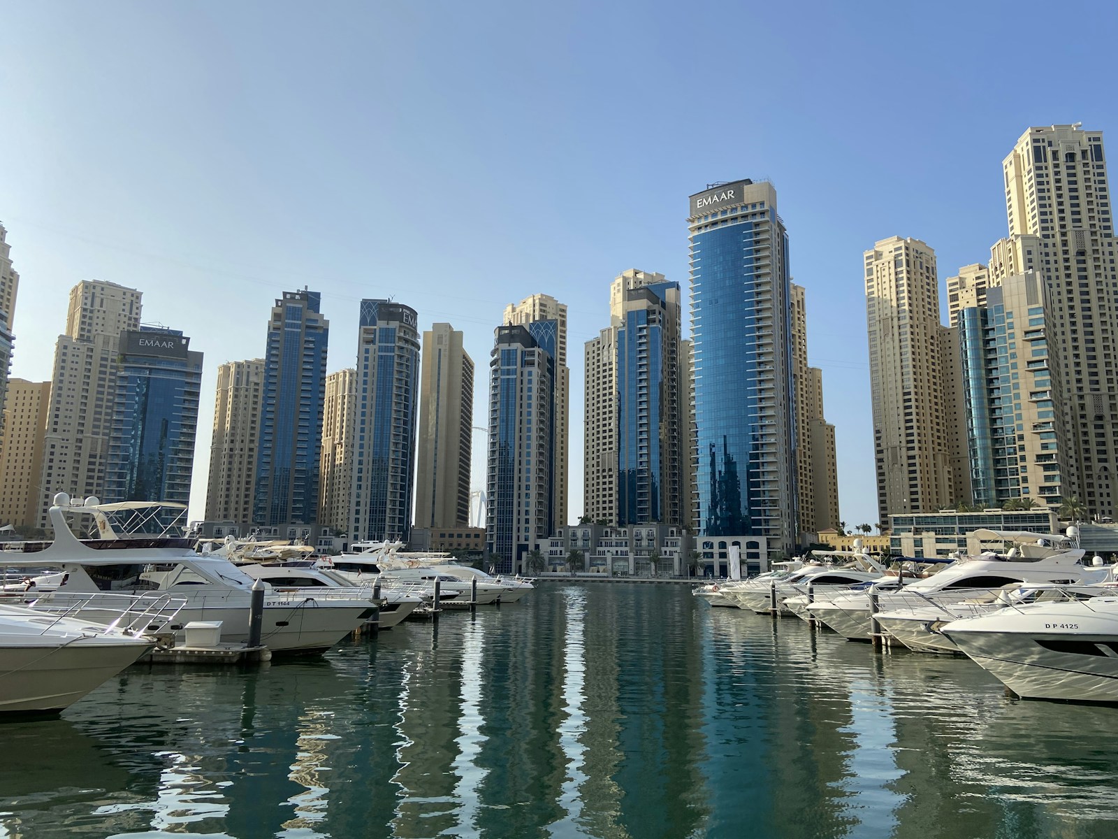 Dubai Marina residential towers and waterfront